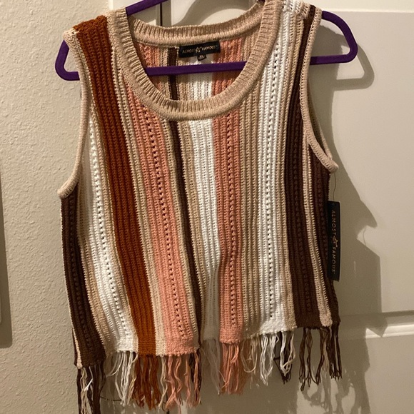 Almost Famous Tops - Knit Tank Or Sweater Vest